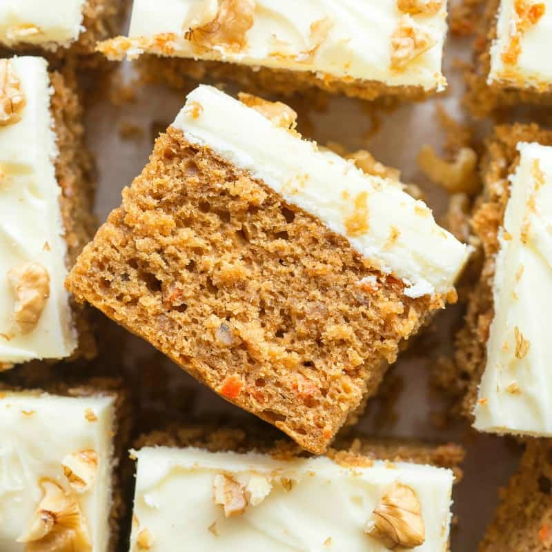 Paleo Carrot Cake with frosting (keto!)